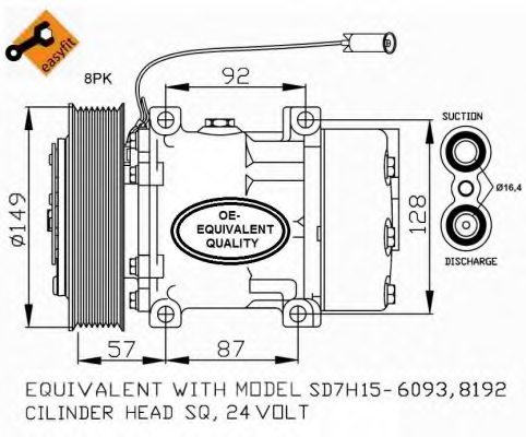 NRF 32699 Compressor, air conditioning